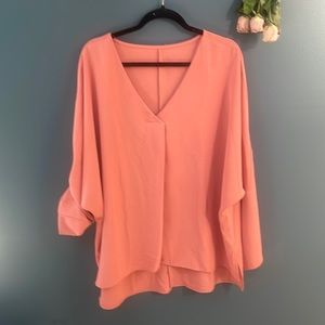 2xl polyester and spandex blouse